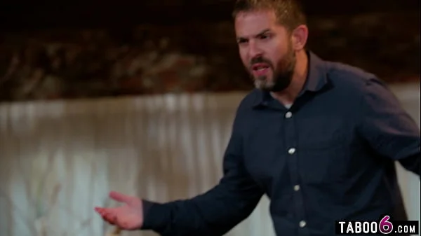 Huge boobs mature stepmom Dee Williams sucks and rides gamer stepson