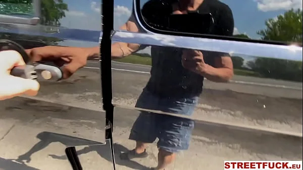 STREETFUCK Sweet Girls search for a ride and .....