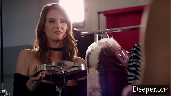 Deeper. Naomi & Ashley have intense threesome at photoshoot