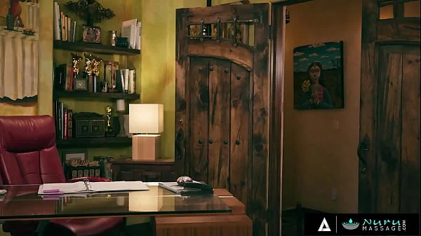 NURU MASSAGE - Stunning Brunette Gianna Dior Gives A Naughty Massage To Remember To Her Former Love