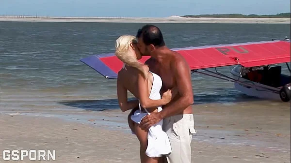 Classic porn with sexy big tits blonde fucked in her ass