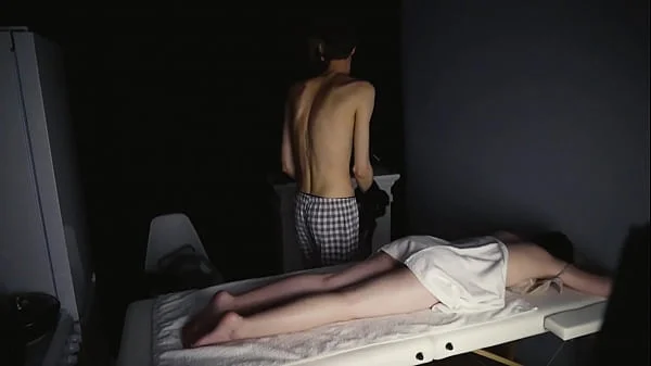 masturbate to her with a toy after a massage, she doesn't mind