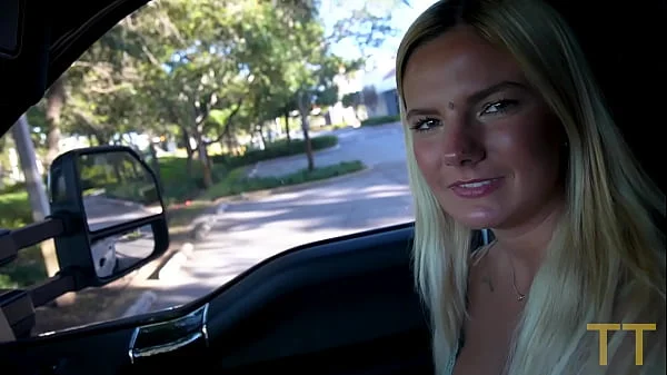 SEXY 20 Year Old Blonde Cheats on Her Boyfriend in Parking Lot - Lacy Tate TT S1E18