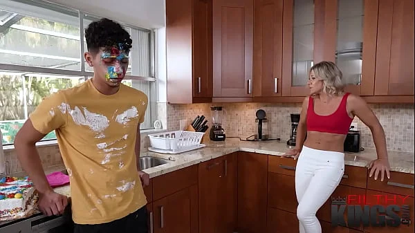 FilthyTaboo - Hot Blonde Milf Lets Her Stepson Fuck Her Good For Labor Day