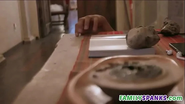 Wednesday Sucking Stepbrother's Big cock