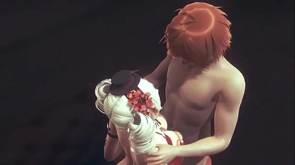 Hentai Uncensored 3D - Tabusa boobjob and fucked by redhair boy - Japanese Asian Manga Anime Game Porn