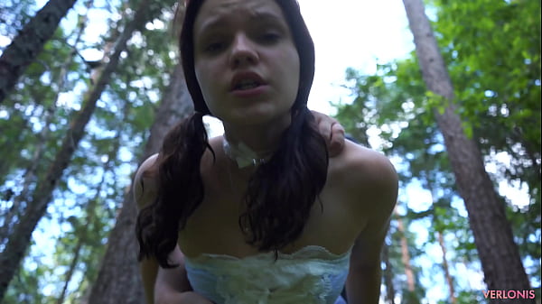 super small 18 yo cutie verlonis was rough fucked outdoor in forest