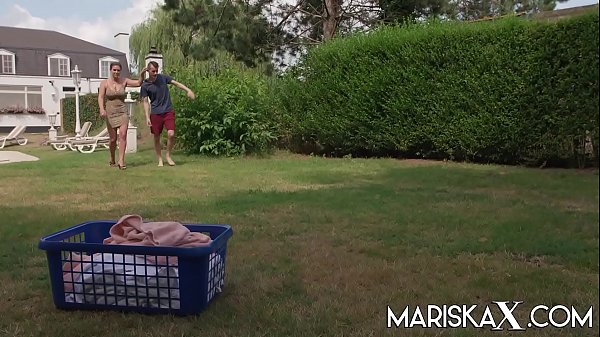 MARISKAX French MILF Sandy Lou ass fucked outdoors