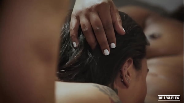 Ebony bffs (Chanell Heart) Honey Gold Share white dick - Bellesa