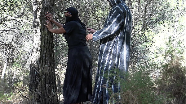 This unfaithful muslim wife lets local farmer fuck her asshole