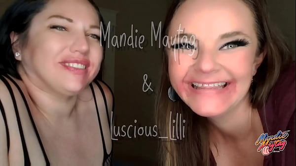 Long Tongue Sucking French Kissing With Lilli